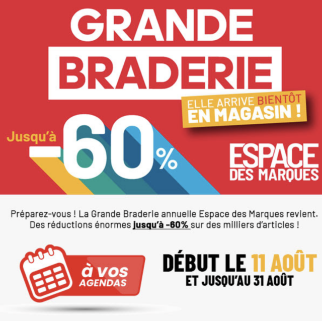 Braderie Espace Des Marques